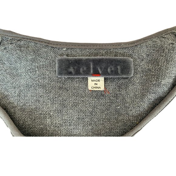 Velvet Grey Cashmere And Silk Sleeve Blouse - Picture 8 of 8